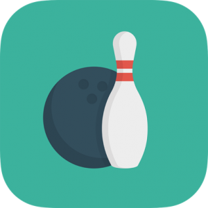Bowling Turquoise Icon