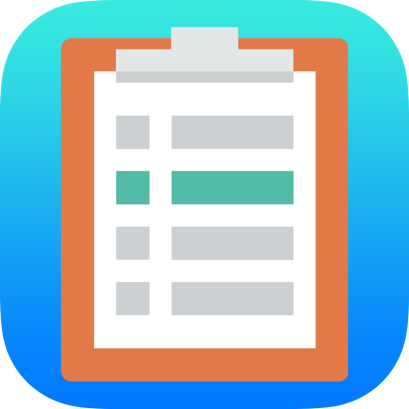 Clipboard with List Icon