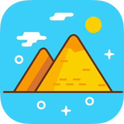 Egypt Pyramids Icon