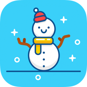 Winter Snowman Icon